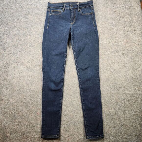 Gap 1969 Jeans Womens 29 Long Blue Resolution True Skinny Stretch Casual Preppy - Picture 1 of 14